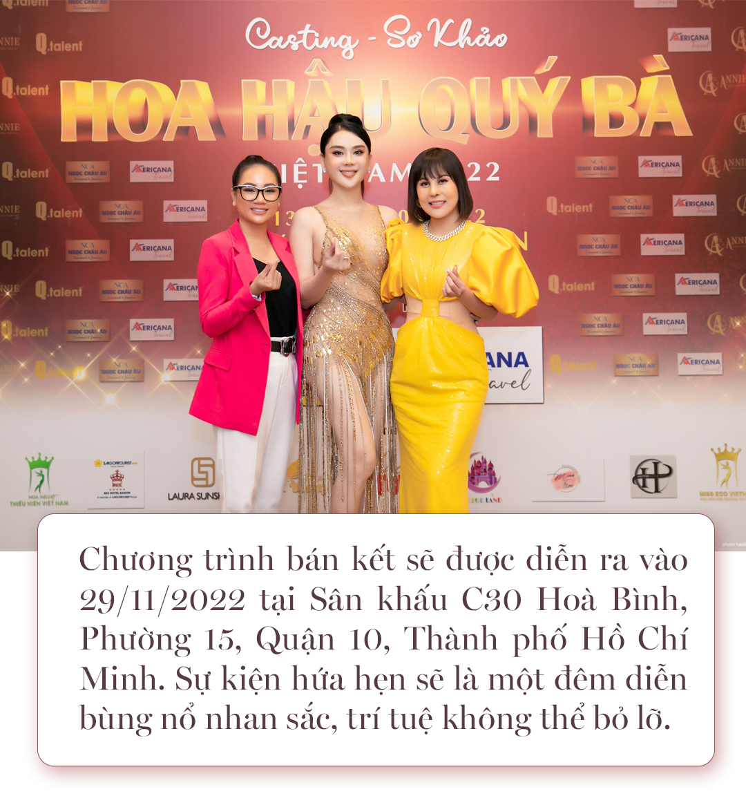 Diệp Lâm Anh đọ sắc cùng Hoàng Thùy và Lâm Khánh Chi tại cuộc thi Hoa hậu Quý bà Việt Nam 2022 - Ảnh 7.