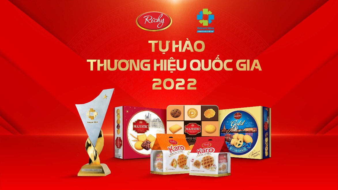 Bánh kẹo Richy có nhiều sản phẩm đạt Thương hiệu Quốc gia năm 2022 - Ảnh 2.