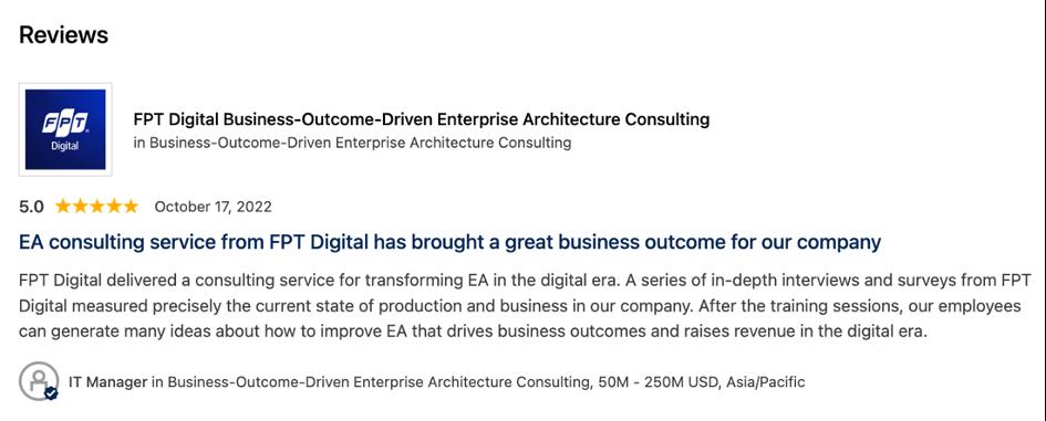 Gartner xếp FPT Digital vào danh sách uy tín toàn cầu - Ảnh 1.