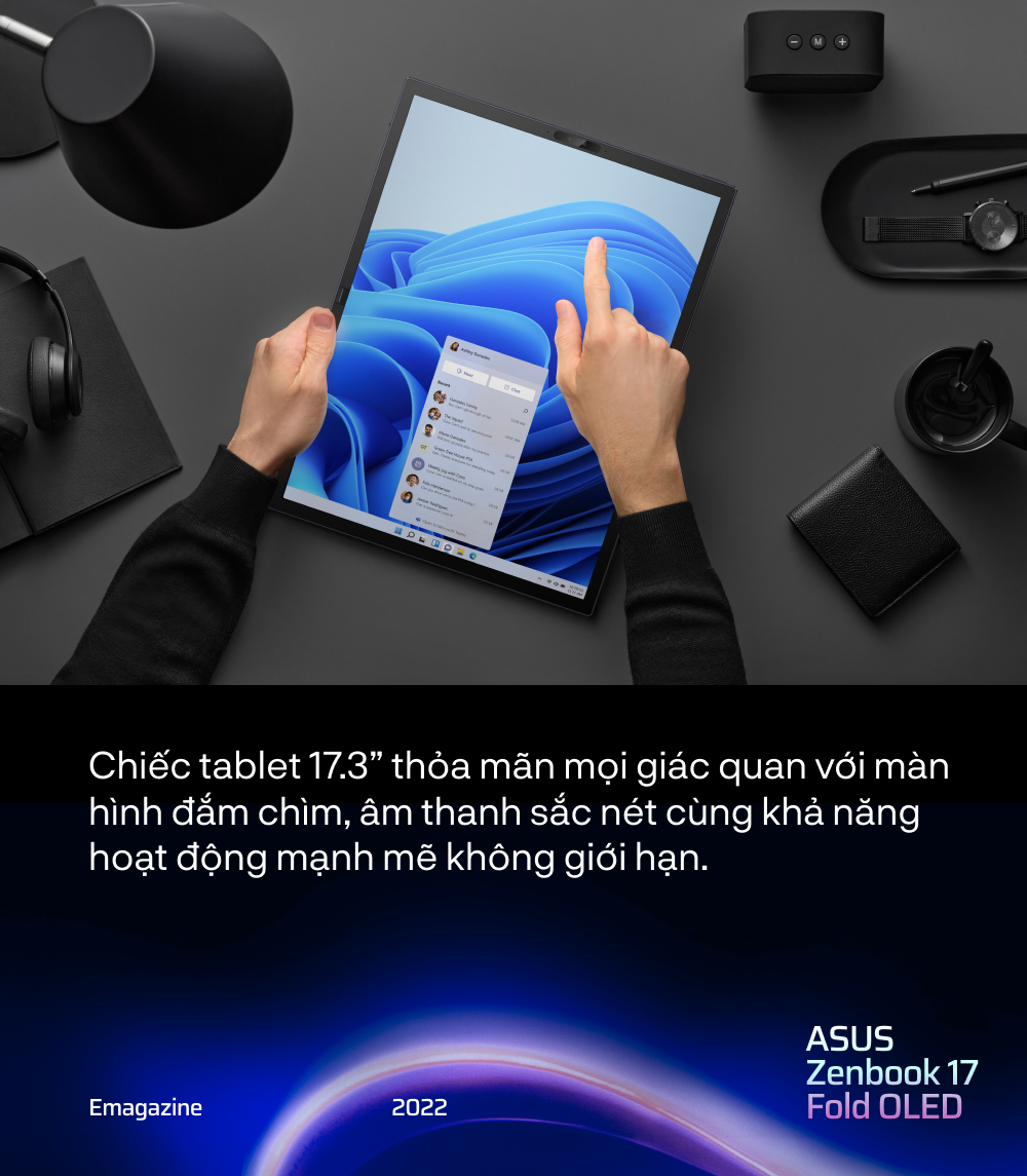 Gập ngàn giới hạn, mở vạn tương lai cùng máy tính xách tay màn hình gập ASUS Zenbook 17 Fold OLED - Ảnh 8.