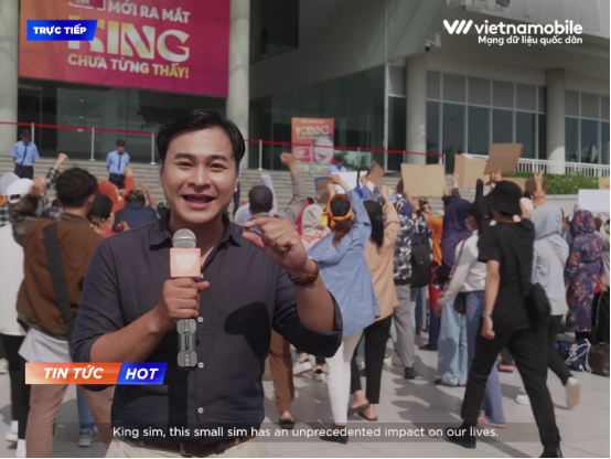 Vietnamobile tung video cuộc diễu hành của người dùng sim King - Ảnh 1.