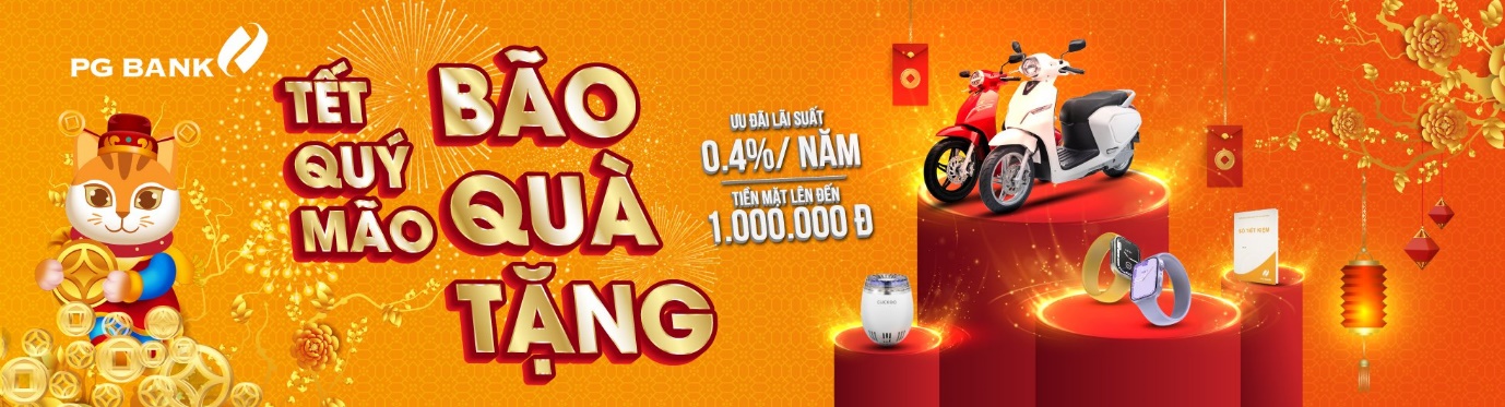 Tưng bừng ưu đãi &quot;Tết Quý Mão - Bão quà tặng&quot; từ PG Bank - Ảnh 1.