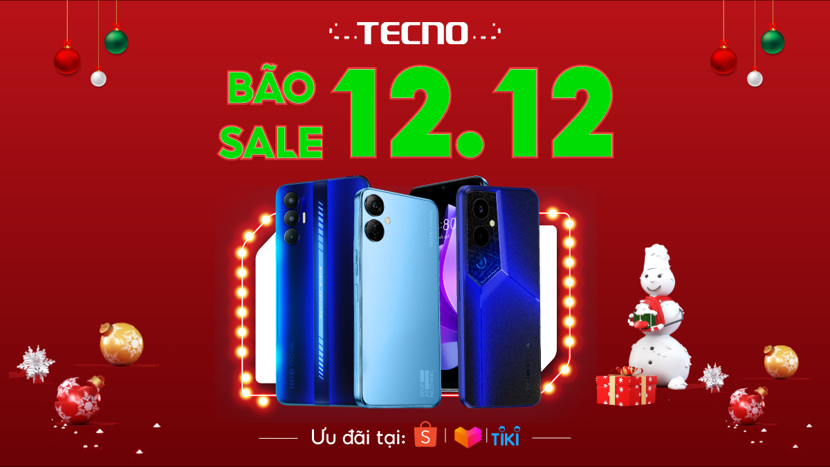 Tecno tung khuyến mãi khủng giá giảm sập sàn ngày 12 tháng 12 - Ảnh 1.