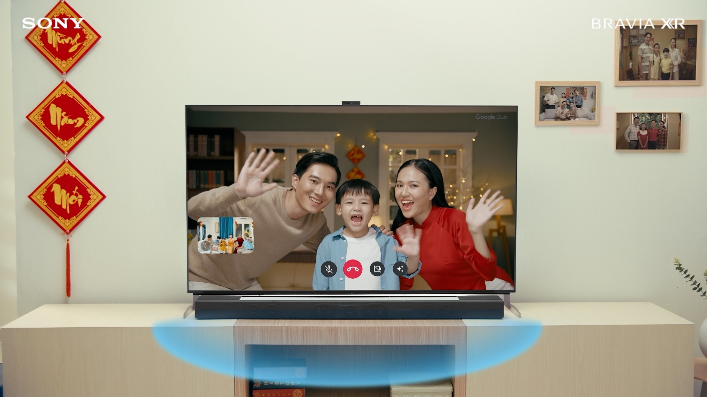 Trò chuyện video và điều khiển TV bằng tay với BRAVIA CAM thông minh trên TV Sony - Ảnh 2.