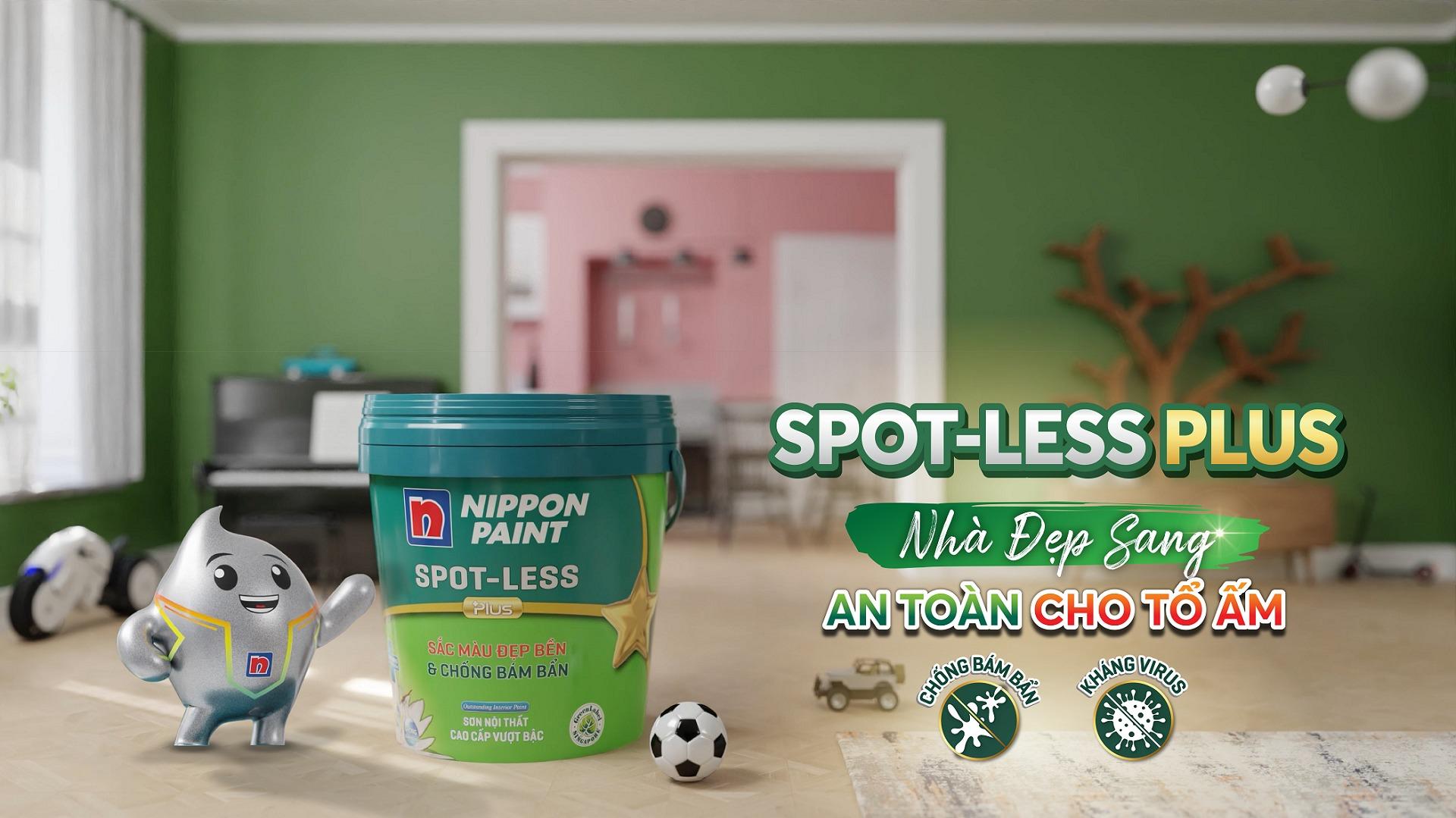 Sơn Nippon Spot-less Plus với khả năng chống bám bẩn và kháng virus, vi khuẩn - Ảnh 2.