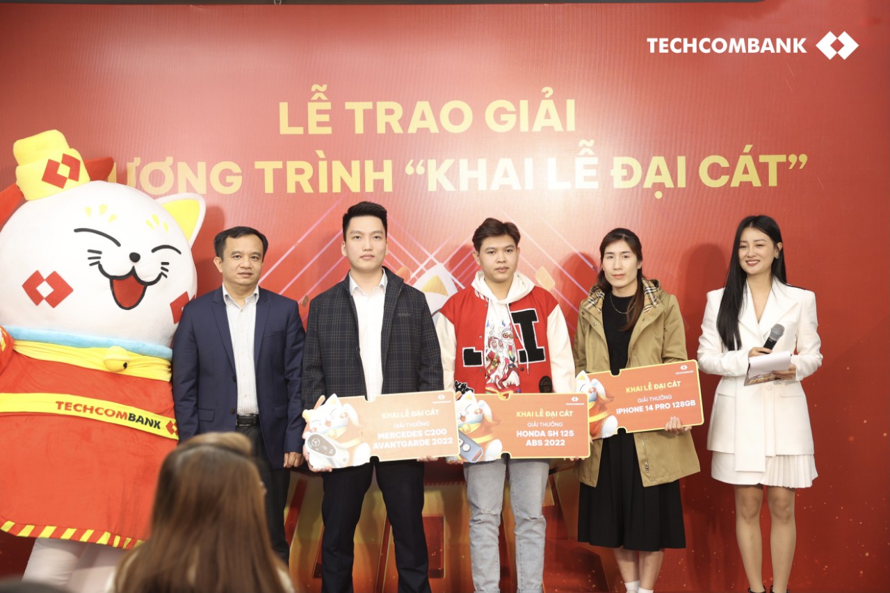 Cơn sốt “mèo Đại Cát” với các siêu giải thưởng từ Techcombank - Ảnh 1.