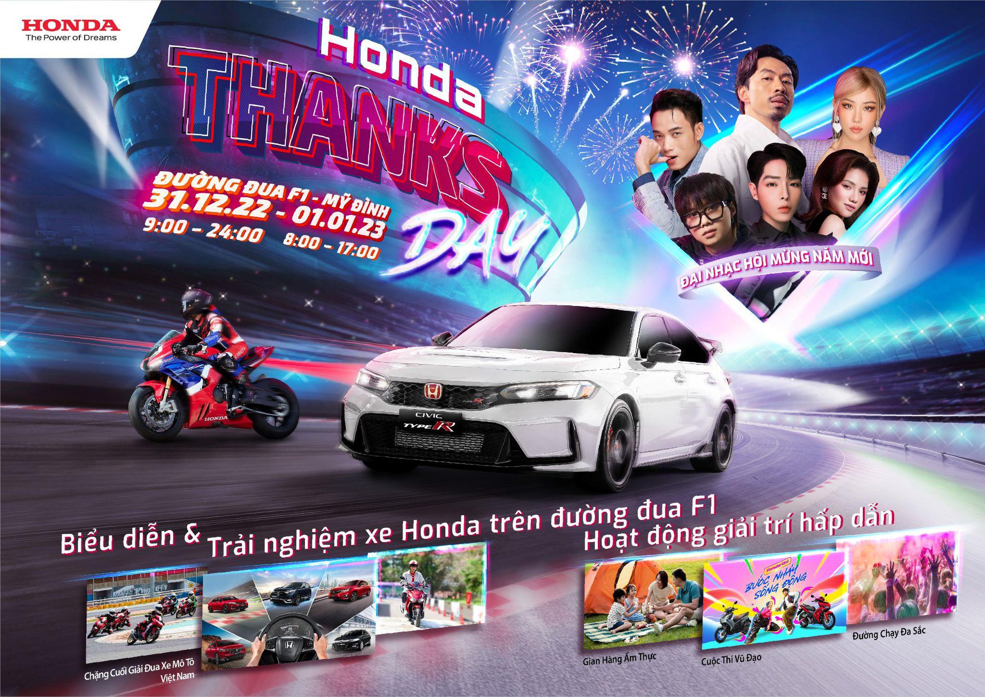 Ngày hội Honda Thanks Day cùng hàng loạt hoạt động biểu diễn xe đỉnh cao! - Ảnh 1.