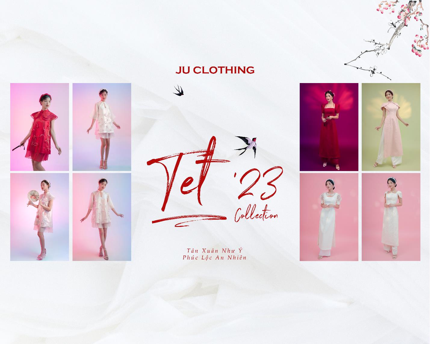 Sức hút không thể bỏ qua từ bộ sưu tập áo dài Tết của Ju Clothing - Ảnh 1.