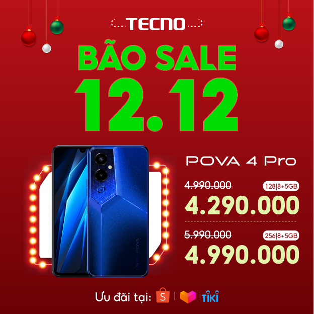 Tecno sale sập sàn trong ngày 12 tháng 12 - Ảnh 4.