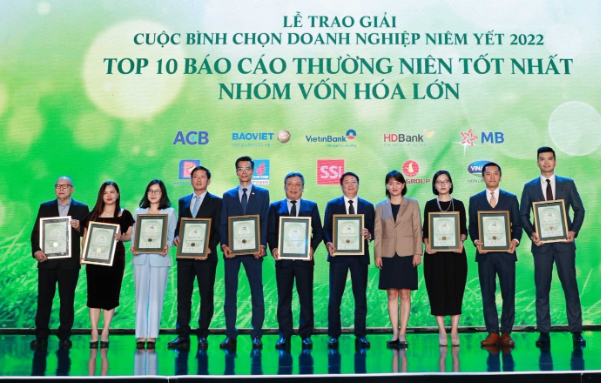 MB được vinh danh trong Top 10 doanh nghiệp niêm yết có báo cáo thường niên tốt nhất năm 2022 - Ảnh 2.