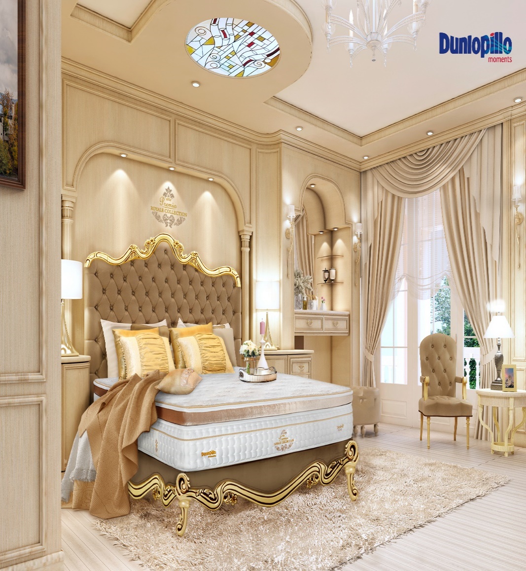 Dunlopillo kết hợp cùng Đệm Xinh Luxury ra mắt BST &quot; Dunlopillo Royale Collection&quot; - Ảnh 3.