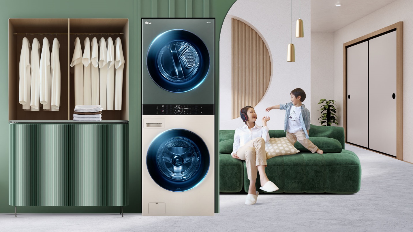 5 cách biến tấu với LG WashTower™ cho phòng giặt hơn cả đẹp - Ảnh 2.