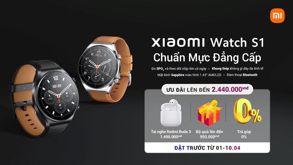 Thế Giới Di Động mở pre order Xiaomi Watch S1 tặng bộ quà chất chơi gần 2,5 triệu đồng - Ảnh 4.