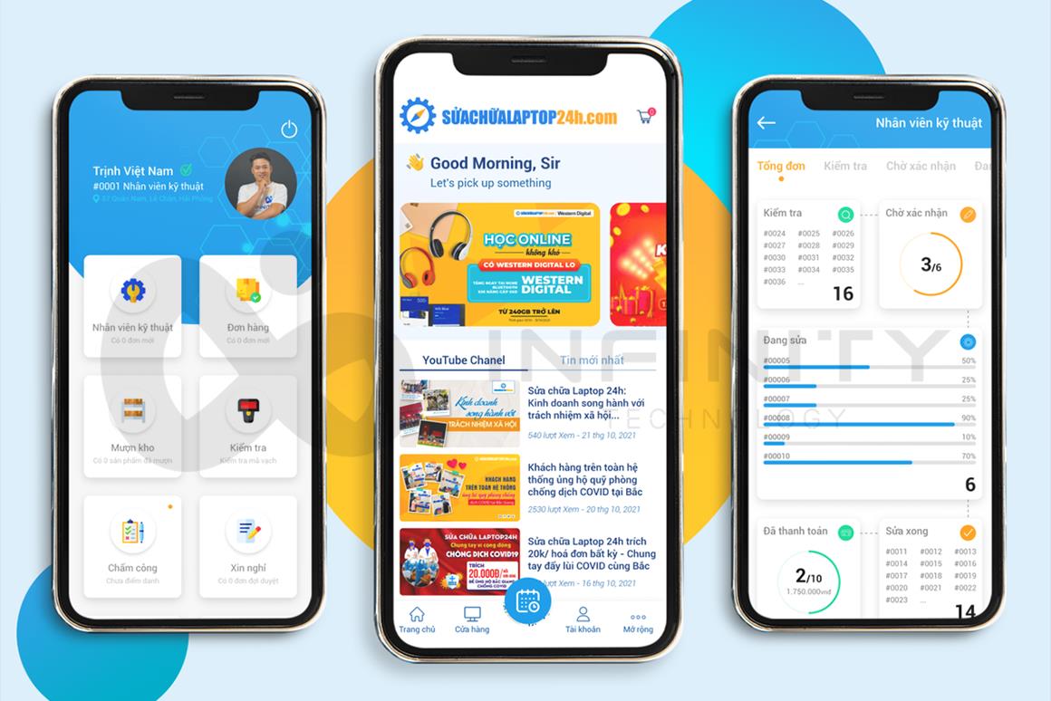Lập trình thiết kế app và thiết kế web tại Infinity Technology - Ảnh 3.