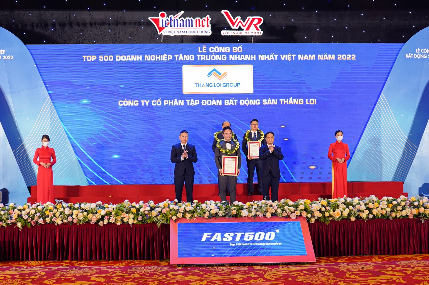 Liên tục tăng trưởng, Tập đoàn BĐS Thắng Lợi đứng hạng 4 trong FAST500 2022 - Ảnh 1.