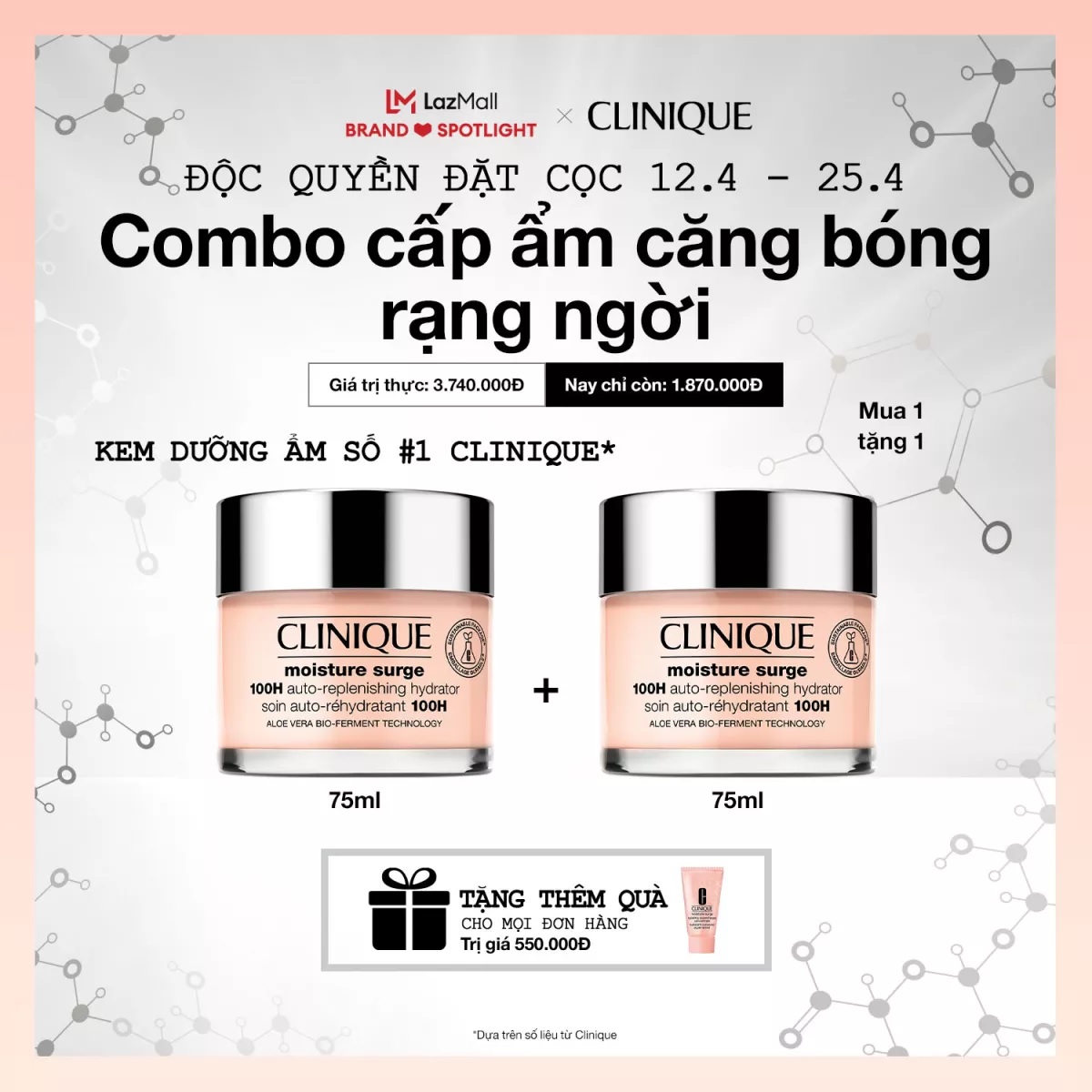 HOT: Ngày 26/4 này, Clinique tung sale chạm đáy cho nàng yêu chiều làn da, mua 1 tặng 1 fullsize, đặt cọc ngay hôm nay nhận thêm quà 550k! - Ảnh 4.