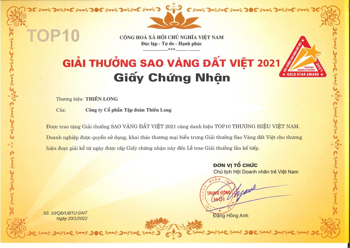Thiên Long nhận cú đúp danh hiệu và giải thưởng lớn - Ảnh 2.