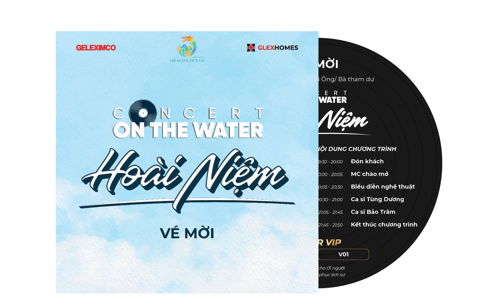 Vé mời dành riêng cho khách VIP tại đêm nhạc "Hoài niệm"