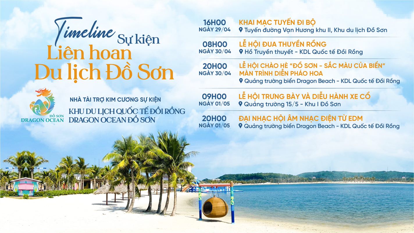 Nhiều sự kiện lớn của thành phố đã lựa chọn KDL Quốc tế Đồi Rồng là địa điểm đăng cai tổ chức