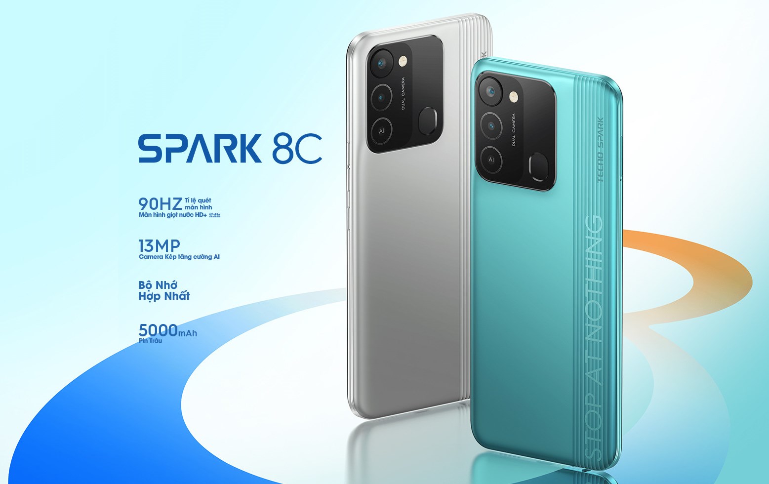 TECNO ra mắt điện thoại giá rẻ Spark 8C với RAM 7GB, màn hình to 90Hz - Ảnh 1.