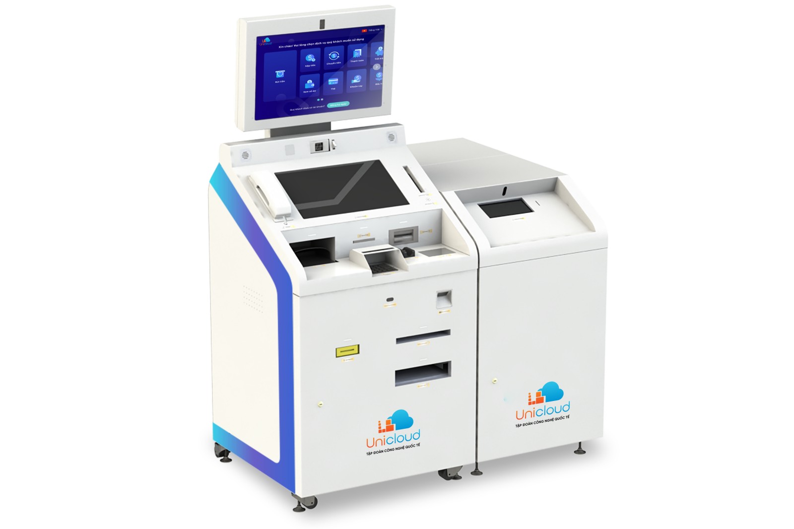 Unicloud Group và giải pháp máy giao dịch ngân hàng tự động STM đột phá - Ảnh 1. Unicloud Group và giải pháp máy giao dịch ngân hàng tự động STM đột phá - Ảnh 1.