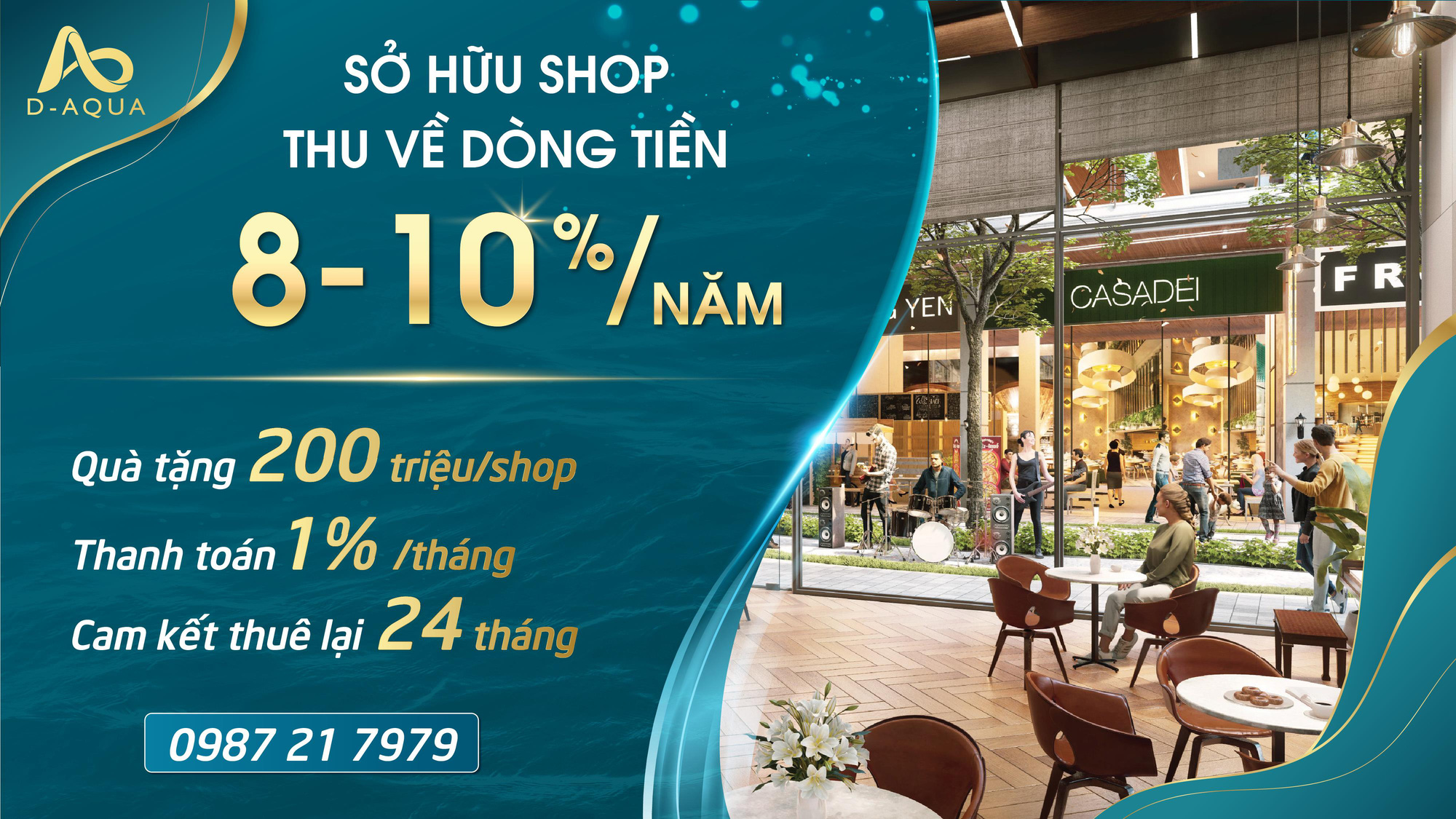 Vì sao shop thương mại D-Aqua được nhà đầu tư sành sỏi săn đón? - Ảnh 2.