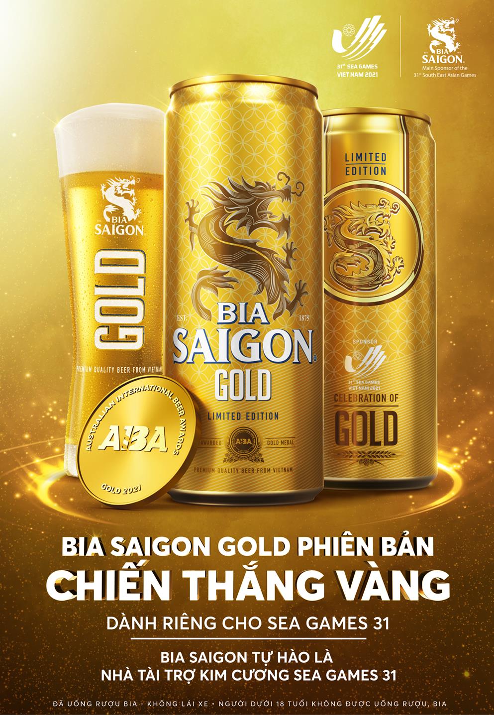 Bia Saigon Gold - Niềm tự hào của người Việt, đồng hành cùng SEA Games 31 - Ảnh 1. Bia Saigon Gold - Niềm tự hào của người Việt, đồng hành cùng SEA Games 31 - Ảnh 1.