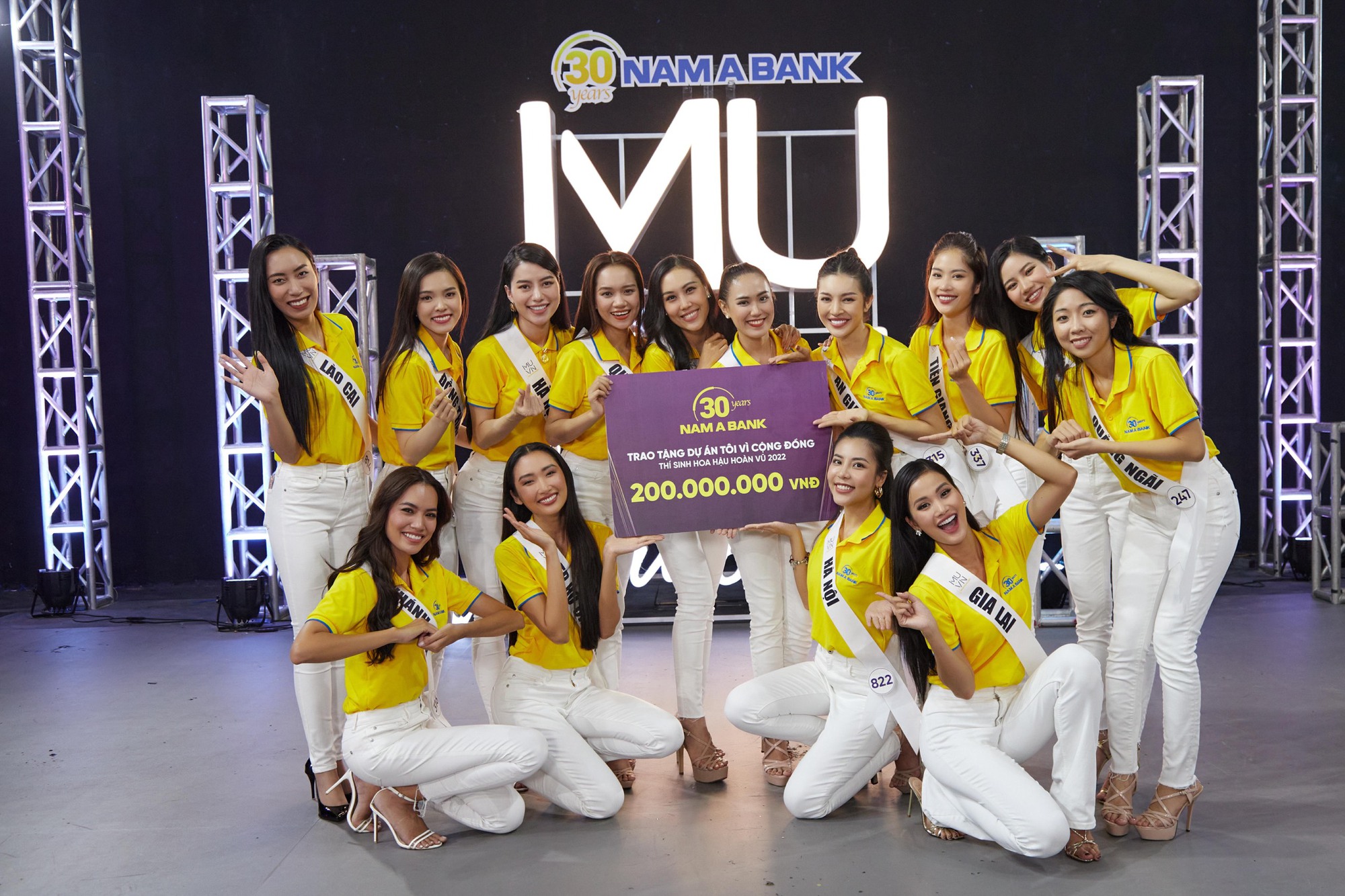 I am Miss Universe Vietnam 2022: Nam A Bank realizes the community project of the top 58 contestants - Photo 4.