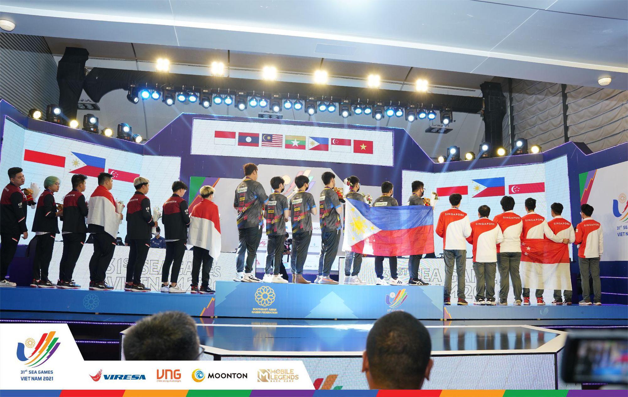 Ngày thi đấu cuối bộ môn Mobile Legends: Bang Bang tại SEA Games 31: Đội tuyển Philippines giành huy chương vàng - Ảnh 8.