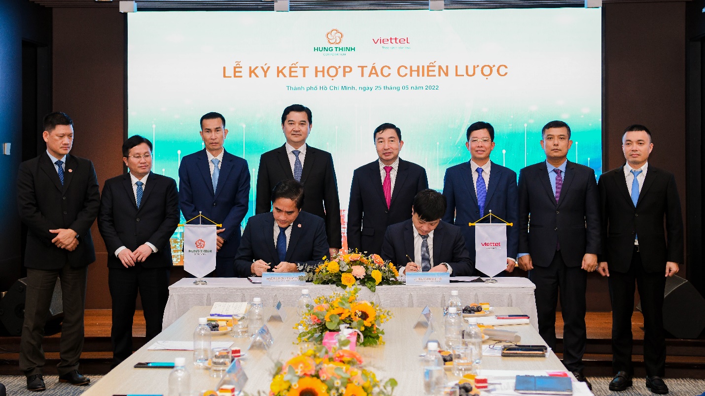 Tập đoàn Hưng Thịnh ký kết hợp tác chiến lược với Tập đoàn Viettel - Ảnh 1.
