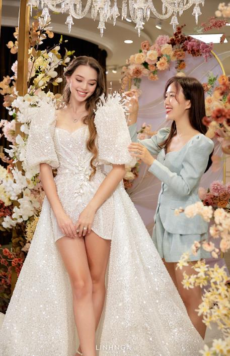 Linh Nga Bridal - Thương hiệu làm váy cưới đình đám được nhiều sao Việt yêu thích - Ảnh 3.