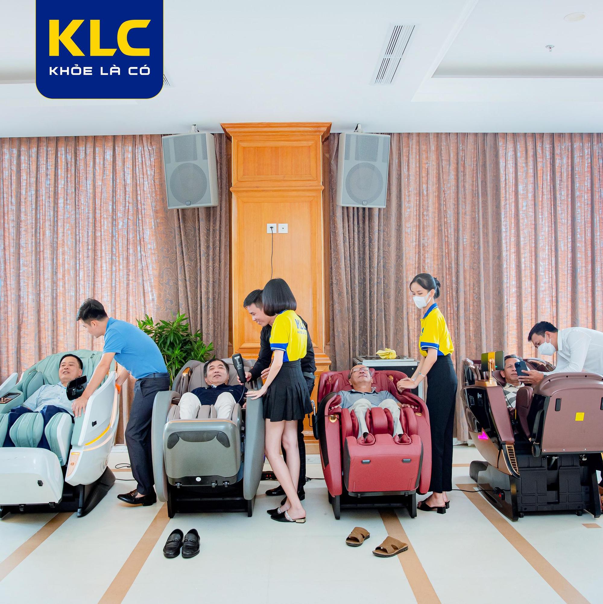 KLC - Địa chỉ mua ghế massage uy tín hiện nay - Ảnh 1. KLC - Địa chỉ mua ghế massage uy tín hiện nay - Ảnh 1.