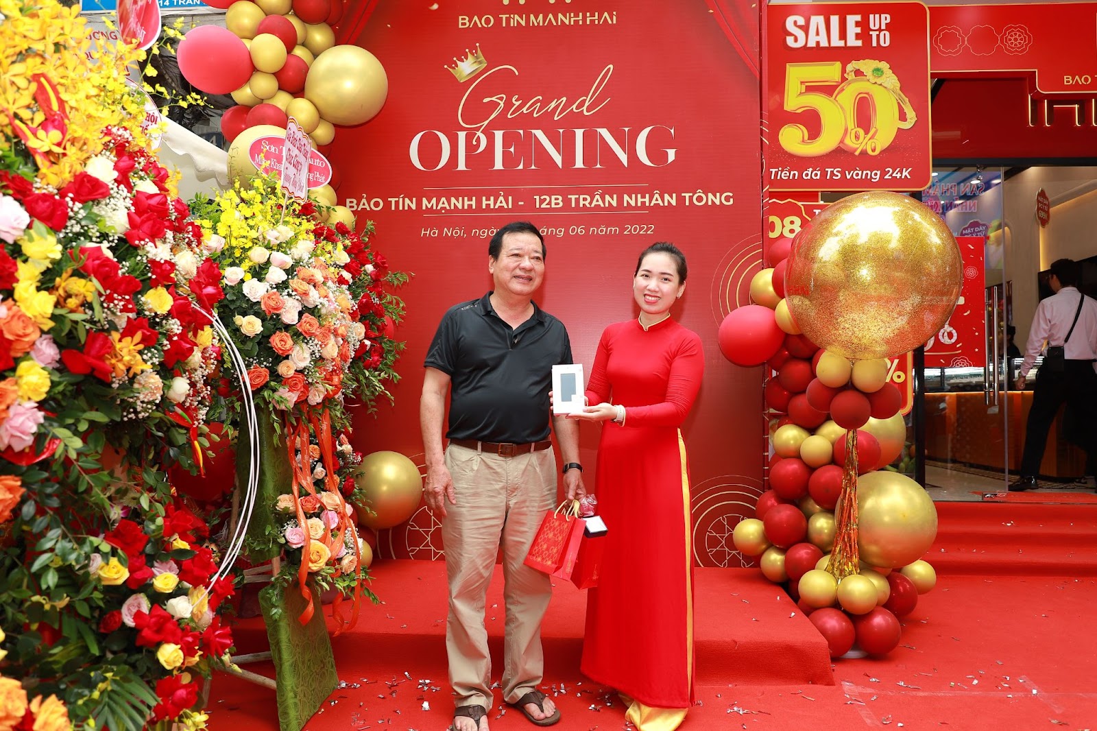 Bảo Tín Mạnh Hải tưng bừng khai trương cơ sở mới tại phố vàng Trần Nhân Tông - Ảnh 4.