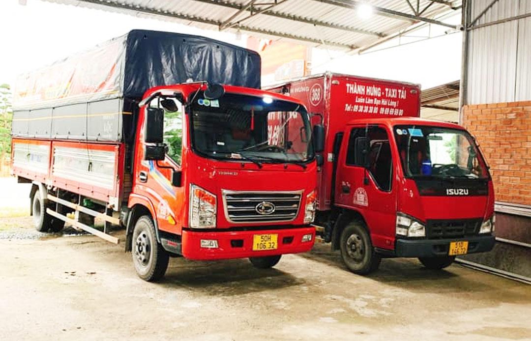 Dịch vụ vận chuyển hàng bằng xe tải TPHCM - Taxi tải Thành Hưng