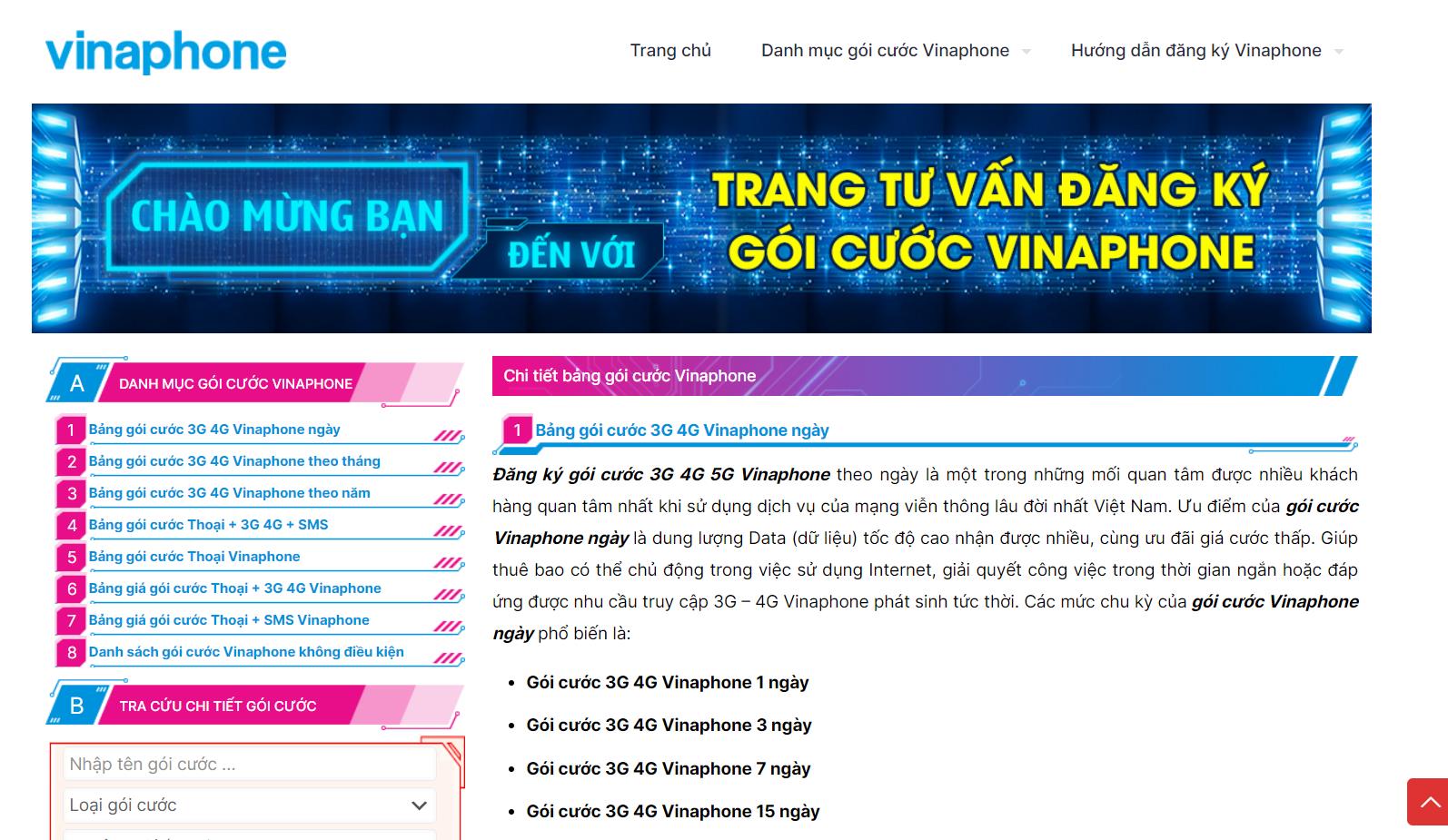 Website phải biết dành cho người dùng mạng Vinaphone - Ảnh 1.