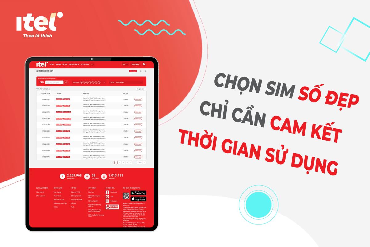 iTel nâng cao trải nghiệm khách hàng với App My iTel và website chọn số itel.vn - Ảnh 1.
