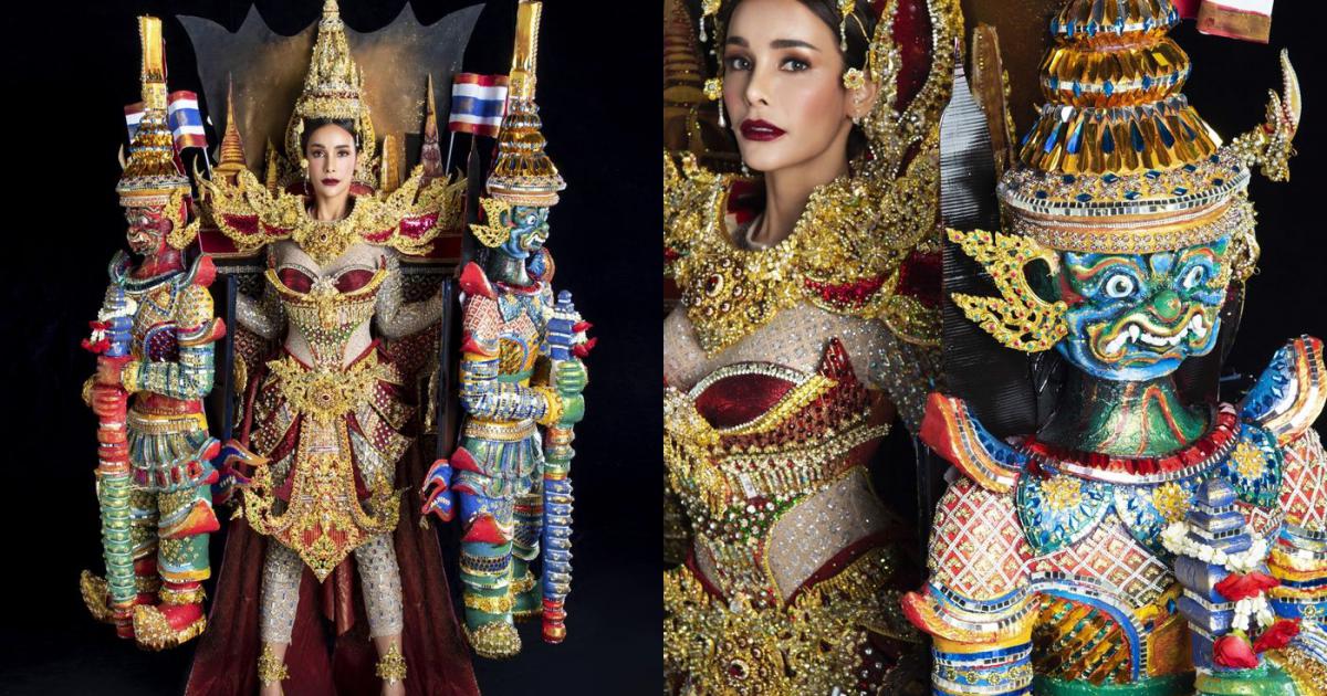 CEO Hương Nam Production House gây sốt cộng đồng mạng với bộ ảnh “National costume” Thái Lan - Ảnh 1.
