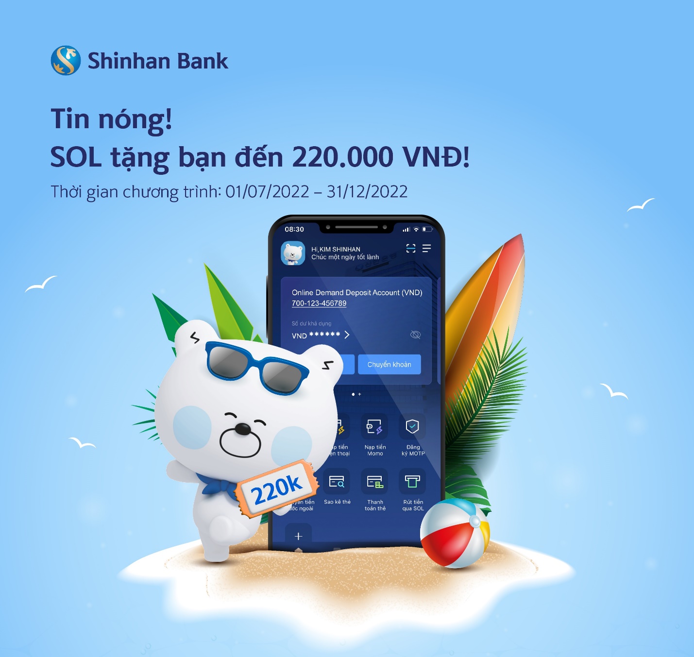 Lướt SOL là ghiền - Ưu đãi hoàn tiền lên đến 220.000 đồng - Ảnh 1.
