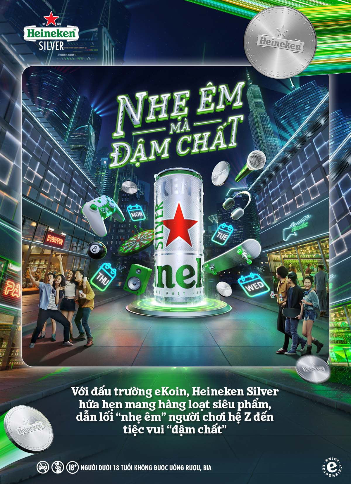 Đấu trường eKoin từ Heineken Silver chiêu mộ cao thủ với loạt quà thời thượng - Ảnh 3.
