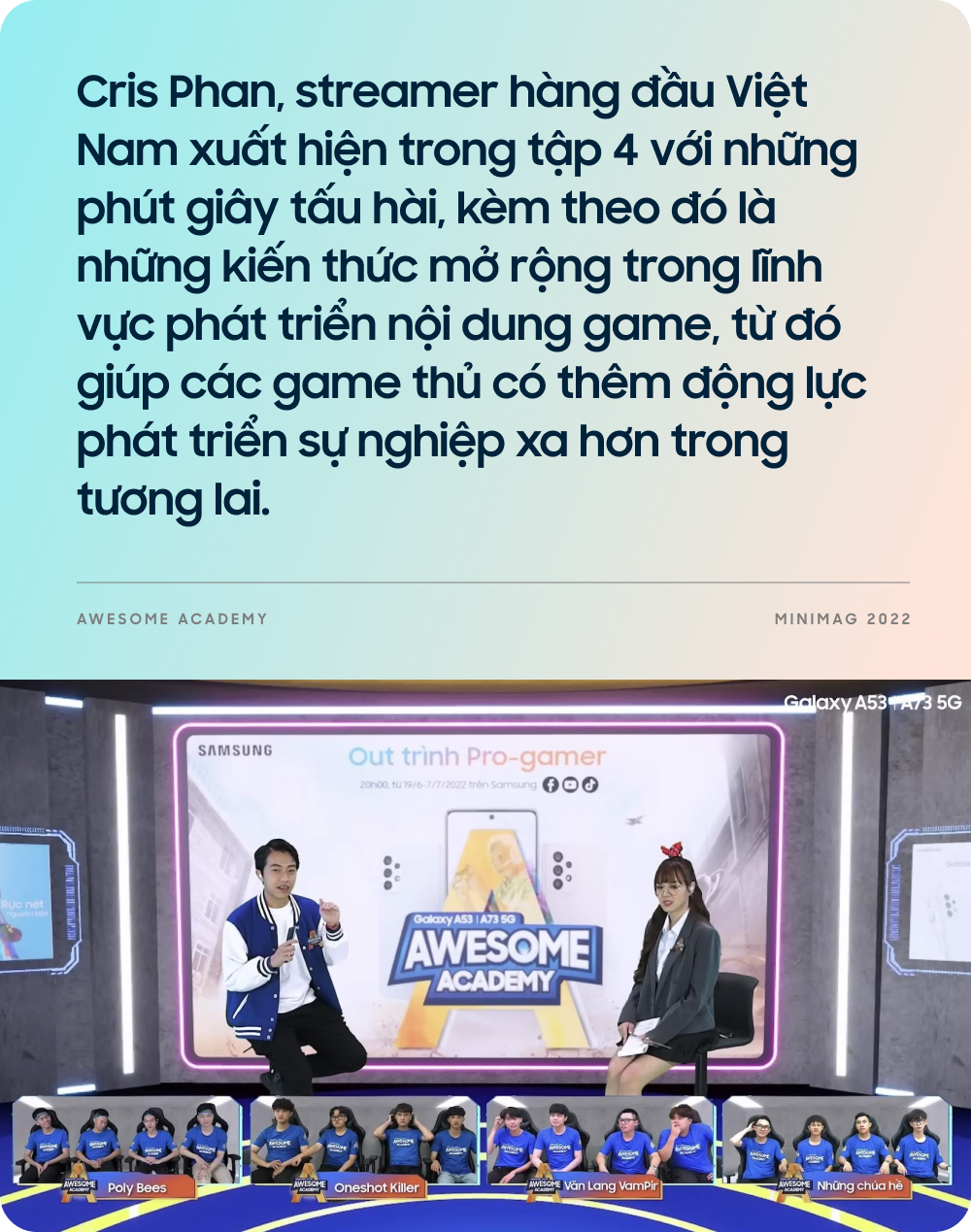 Hành trình ý nghĩa của Samsung Galaxy A - Awesome Academy: Biến ước mơ chuyên nghiệp của game thủ thành hiện thực - Ảnh 8.