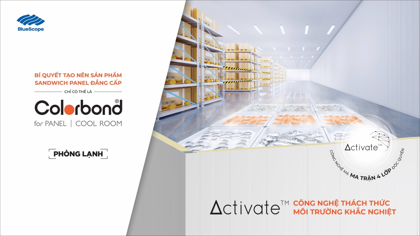 BlueScope ra mắt dòng tôn mạ cho từng ứng dụng sandwich panel chuyên biệt - Ảnh 2.