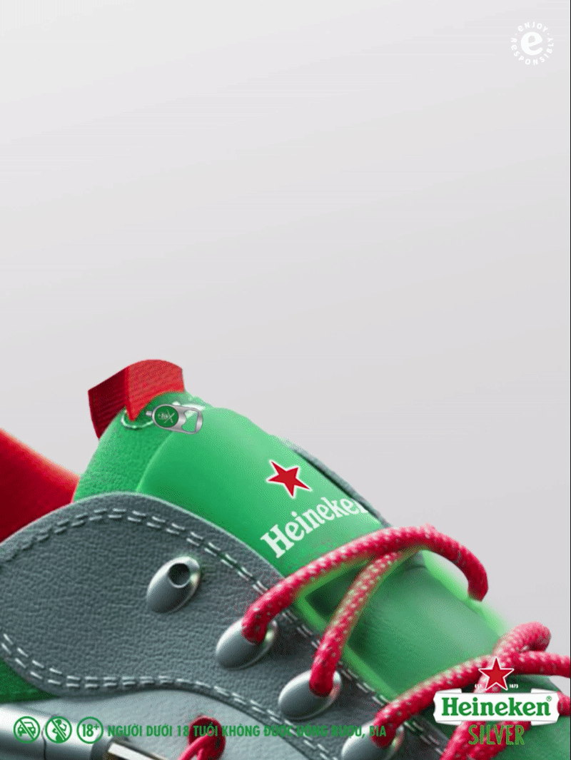 Choáng ngợp trước đôi giày độc quyền từ “cú bắt tay” của Heineken Silver X The Shoe Surgeon - Ảnh 8.