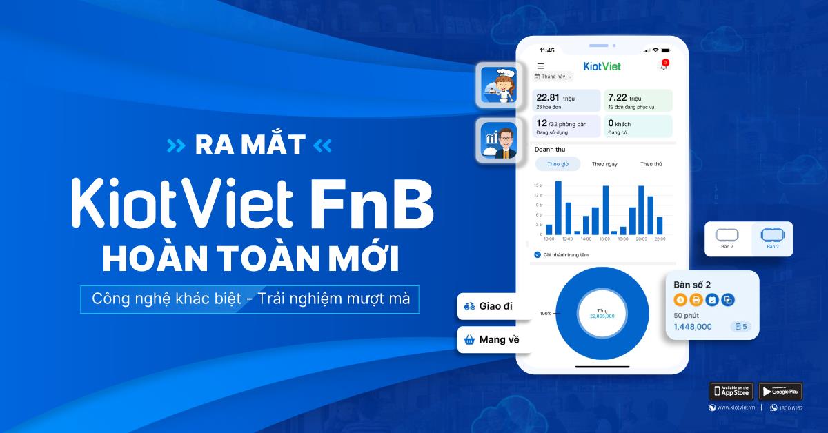 KiotViet ra mắt phiên bản FnB hoàn toàn mới: mượt mà khác biệt - Ảnh 1.