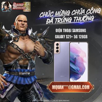 Đã có game thủ trúng Samsung Galaxy S21  từ Dynasty Warriors: Overlords - Ảnh 3.
