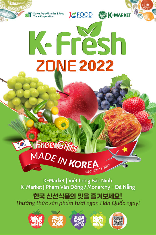 K-Fresh Zone 2022: Cầu nối ẩm thực Việt Nam – Hàn Quốc - Ảnh 1.