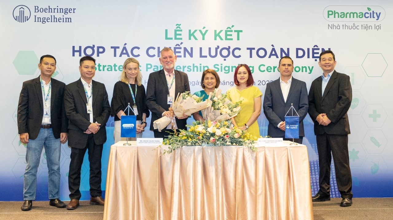 Pharmacity công bố quan hệ hợp tác với Boehringer Ingelheim Việt Nam - Ảnh 1. Pharmacity công bố quan hệ hợp tác với Boehringer Ingelheim Việt Nam - Ảnh 1.