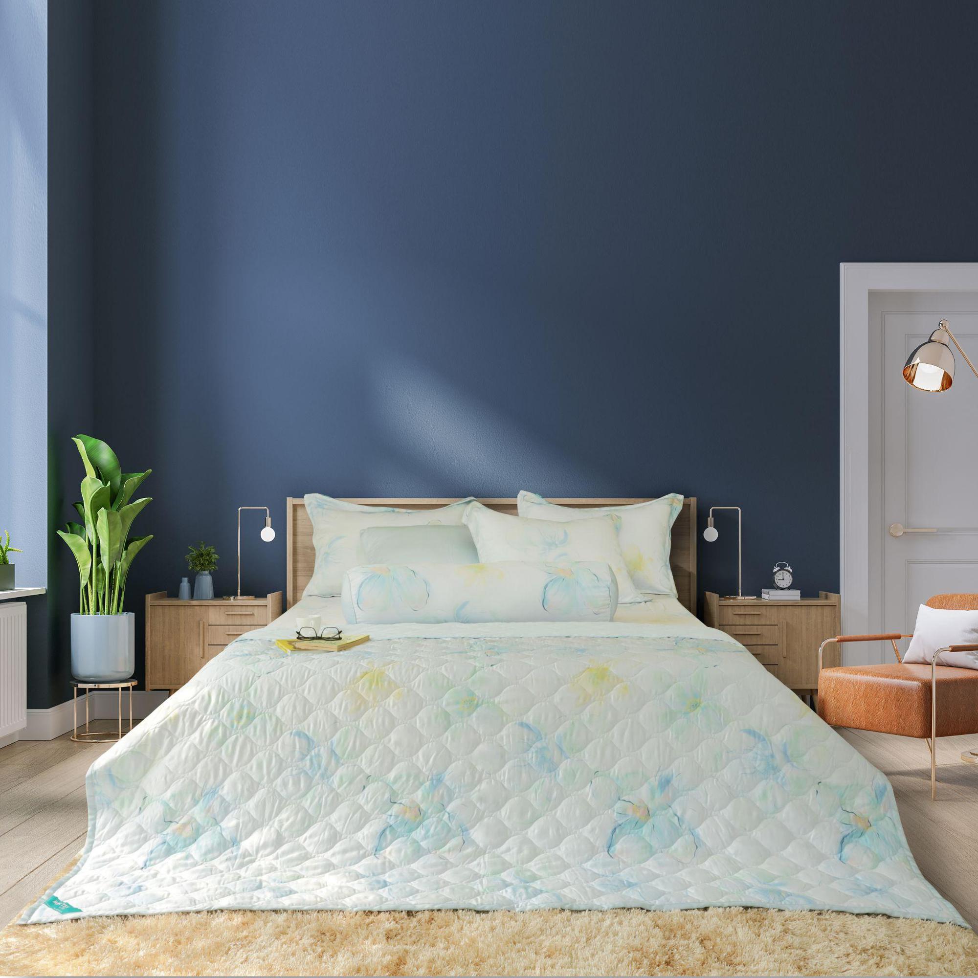 F5 giường ngủ m&ugrave;a h&egrave; với những bộ chăn ga gối từ vải tencel m&aacute;t lịm - Ảnh 2.