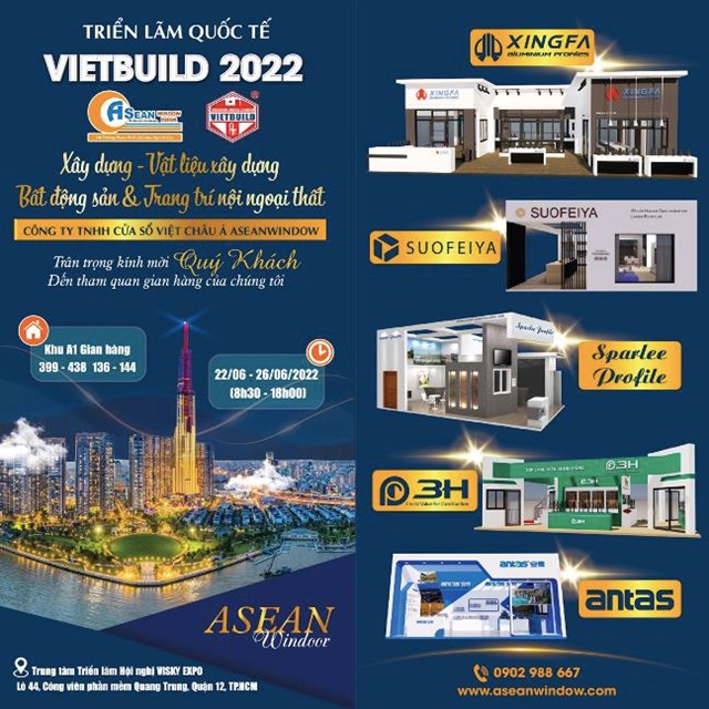 Aseanwindow - thành công bằng chất lượng và uy tín tại VietBuild HCM 2022 - Ảnh 1.