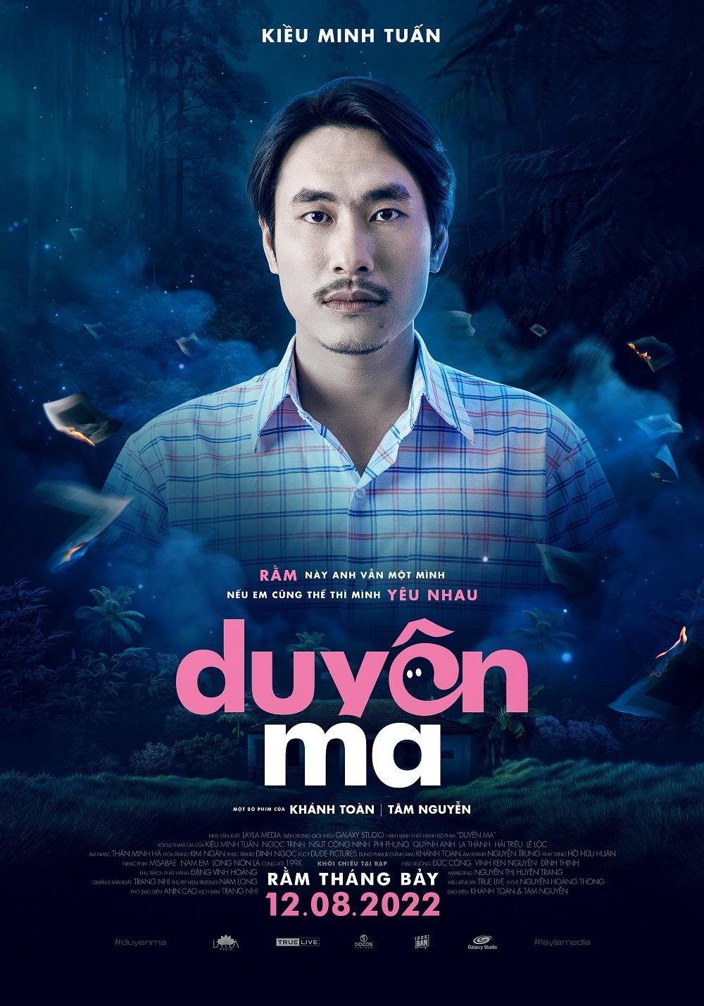 “Duyên Ma công bố toàn bộ dàn cast: Kiều Minh Tuấn “bật mode” nguy hiểm, Ngọc Trinh thu hút với visual đáng yêu - Ảnh 1.