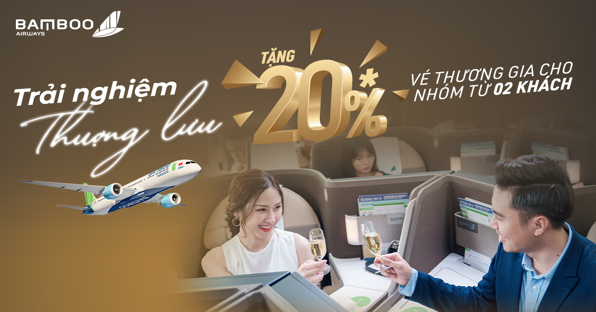Bay quốc tế trải nghiệm “thượng lưu” cùng Bamboo Airways - Ảnh 1. Bay quốc tế trải nghiệm “thượng lưu” cùng Bamboo Airways - Ảnh 1.